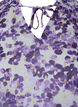 Tunique à imprimé floral et lurex, Beige/Purple Flower, Packshot image number 2