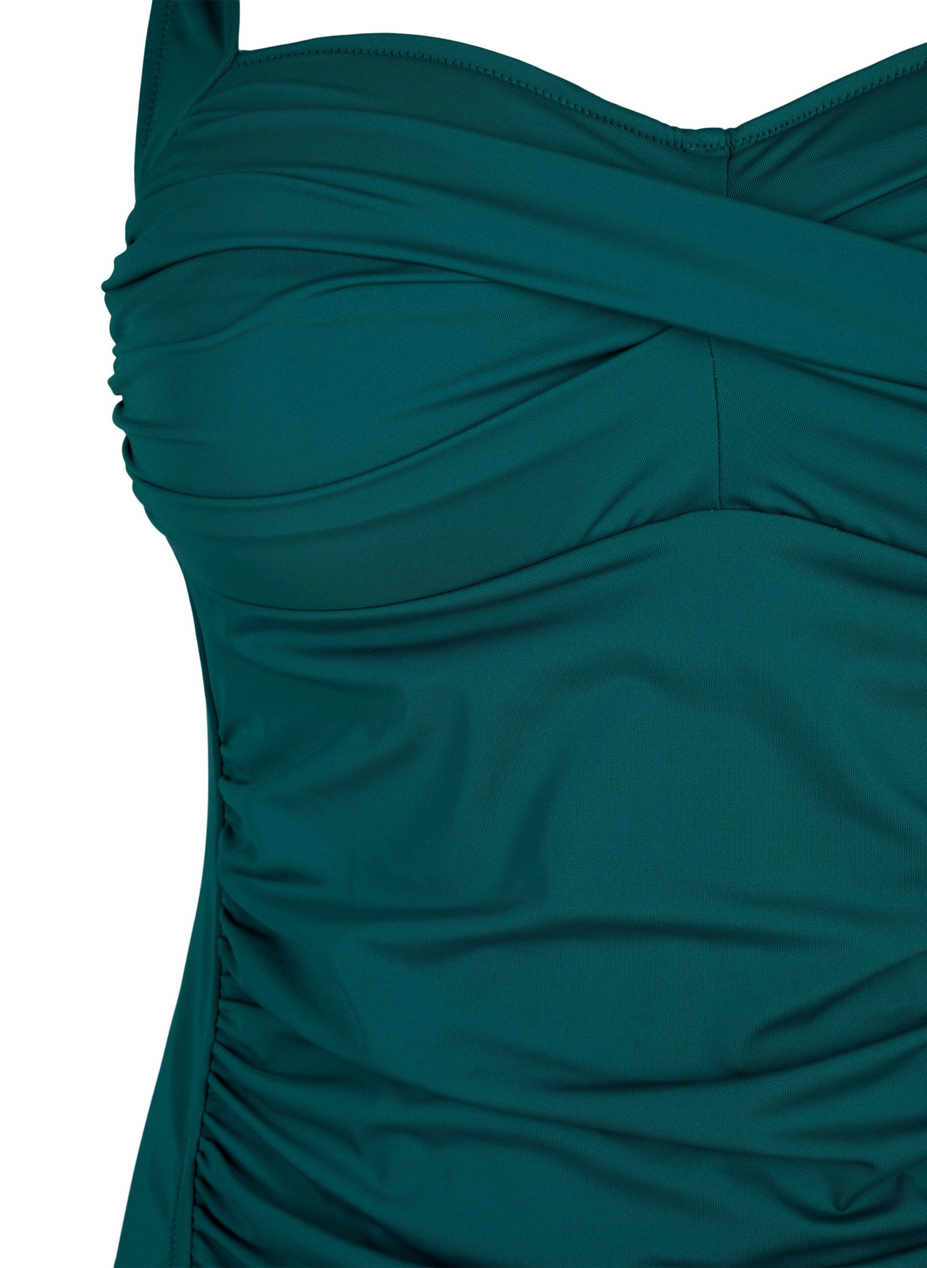 Zizzi Tankini drap&eacute;, Vert, Packshot image number 2