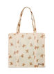 Sac de magasinage avec fermeture &eacute;clair, Beige, Packshot image number 0