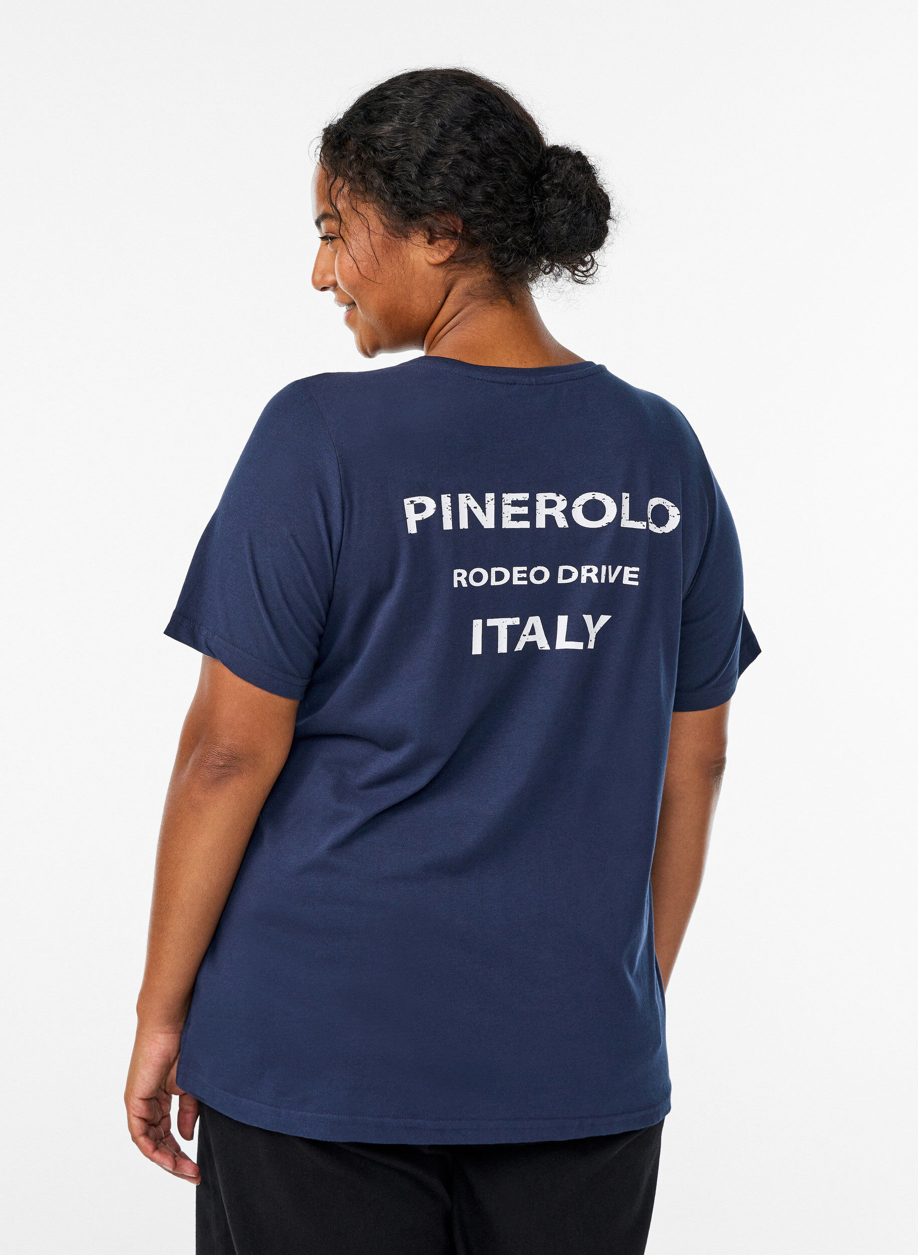 ZizziT-shirt imprim&eacute;, Bleu, Model image number 2