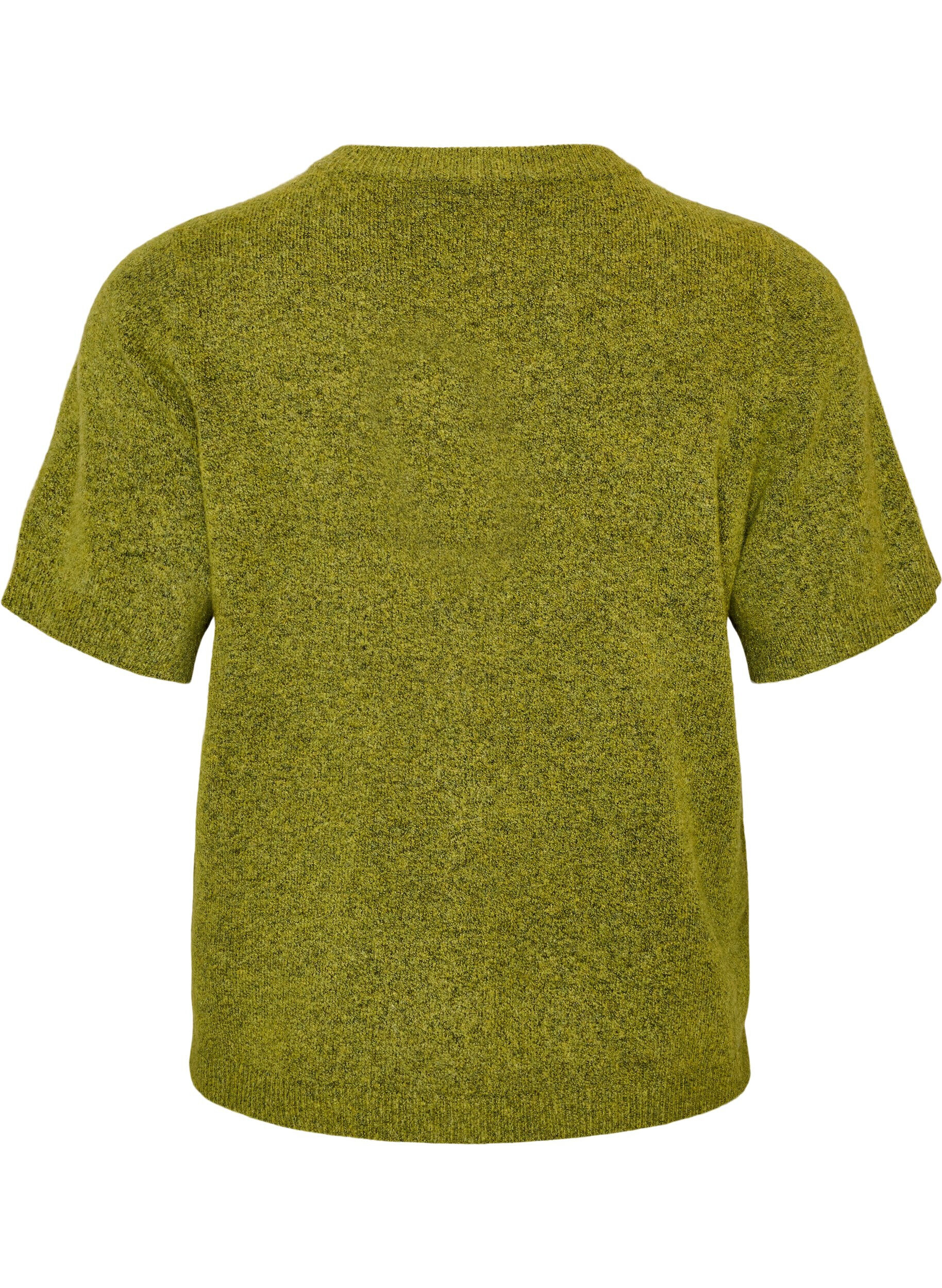 ZizziCardigan en maille avec manches courtes, Vert clair, Packshot image number 1