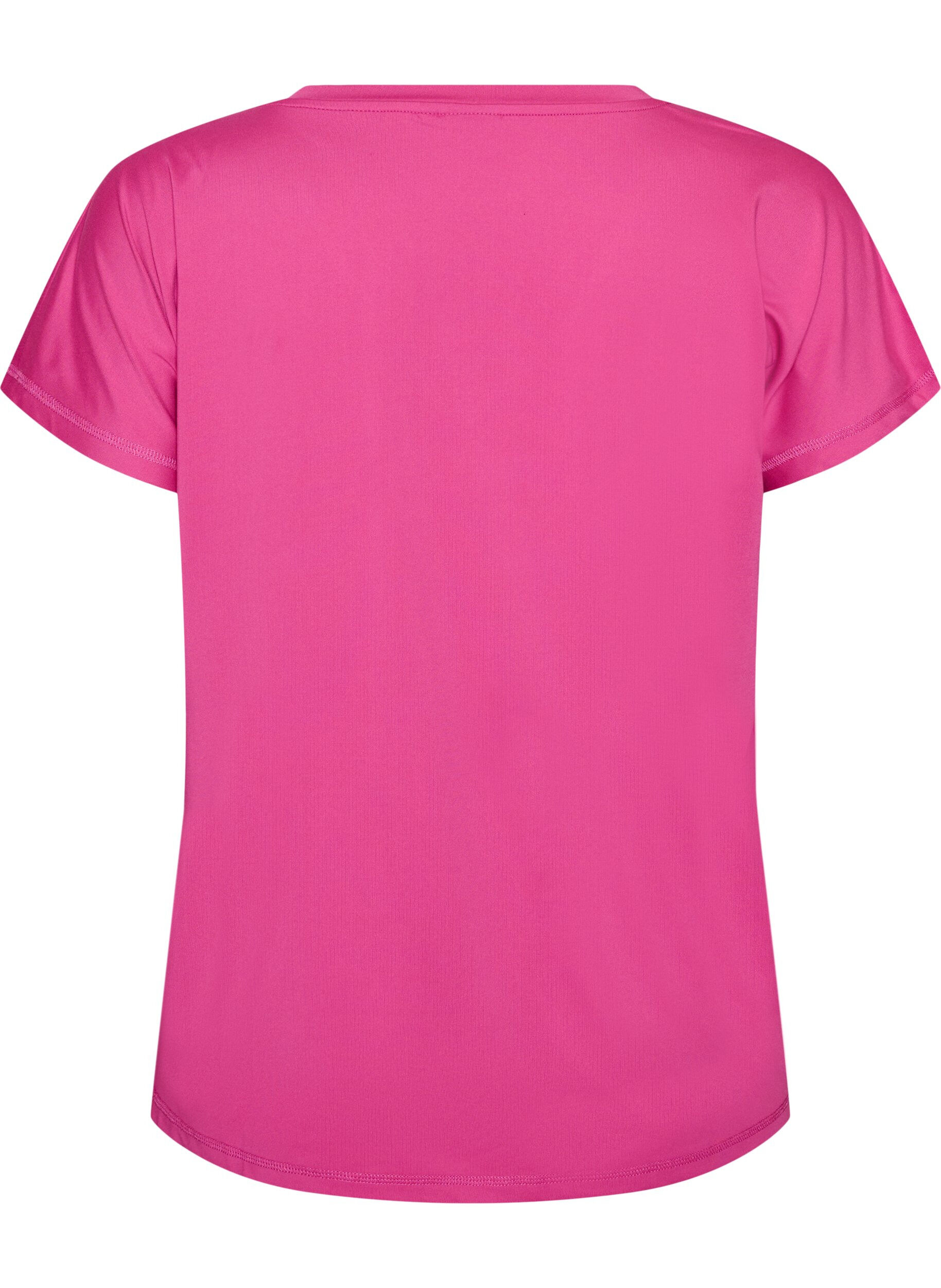 ZizziT-shirt de sport ample avec col en v, Rose, Packshot image number 1