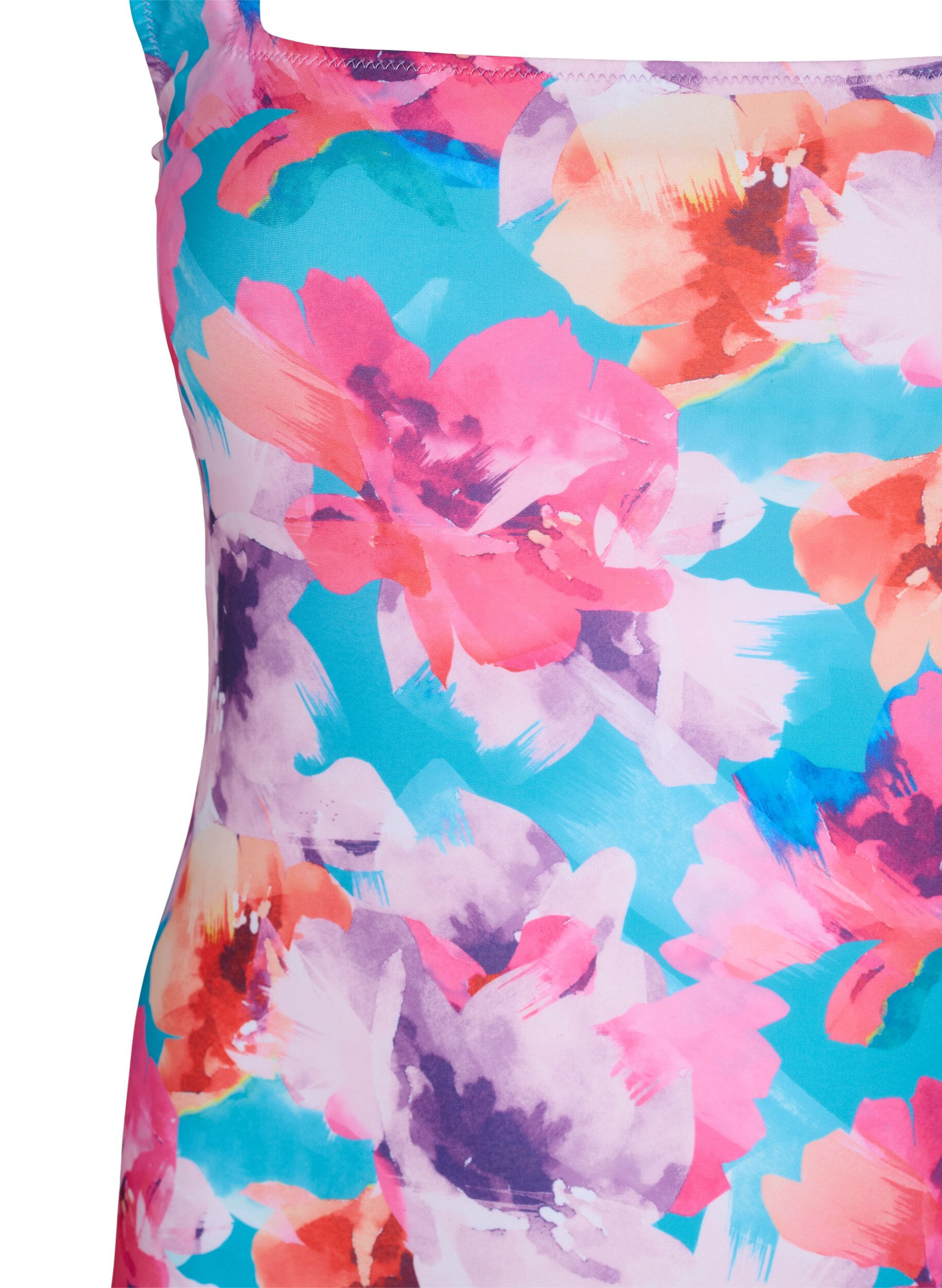 Zizzi Maillot de bain avec imprim&eacute;, Pink Flower, Packshot image number 2