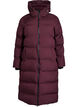 Manteau d'hiver long et matelass&eacute; avec capuche, Bordeaux fonc&eacute;, Packshot image number 0
