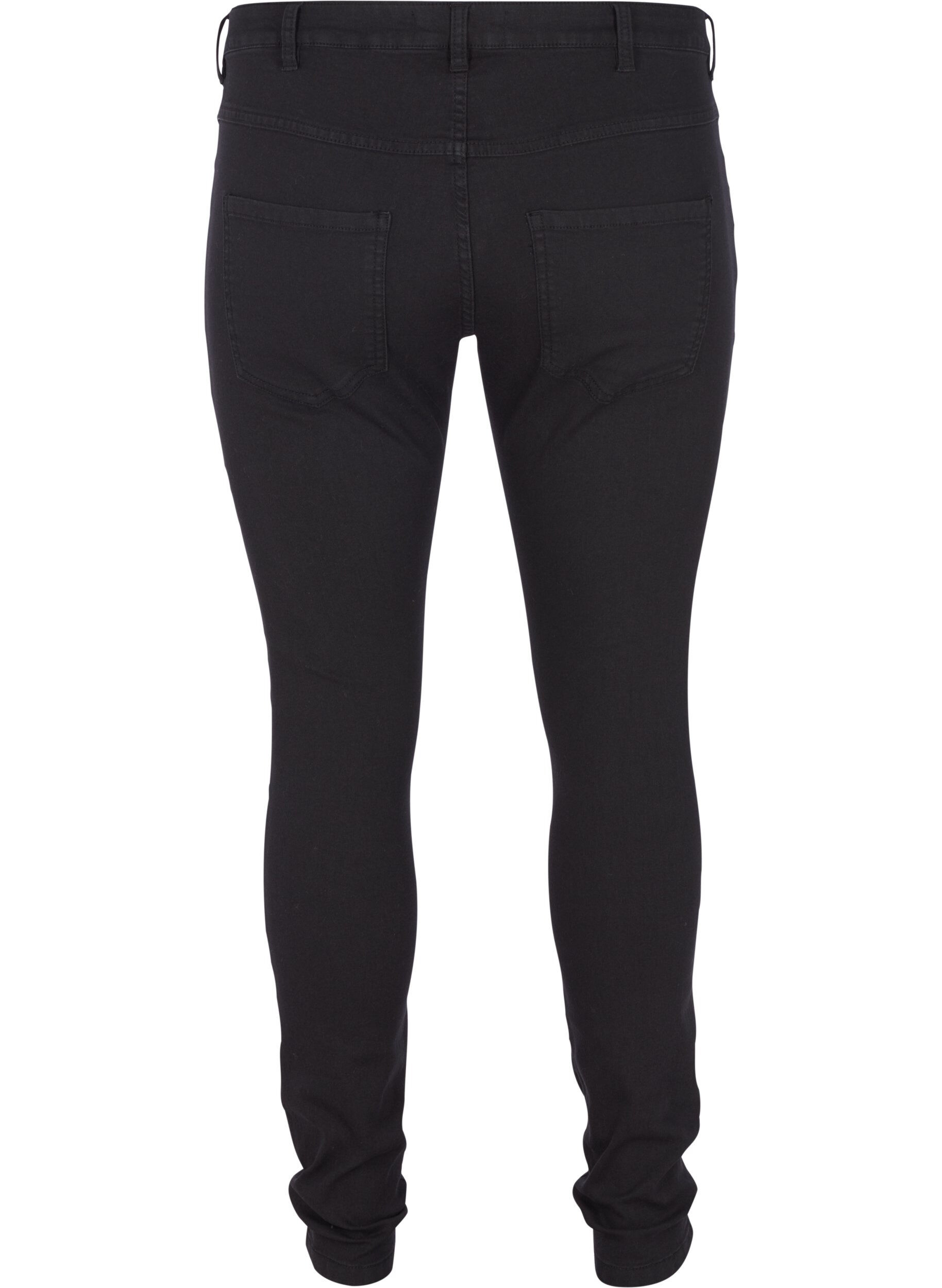Zizzi Jean Amy super slim taille haute, Noir, Packshot image number 1