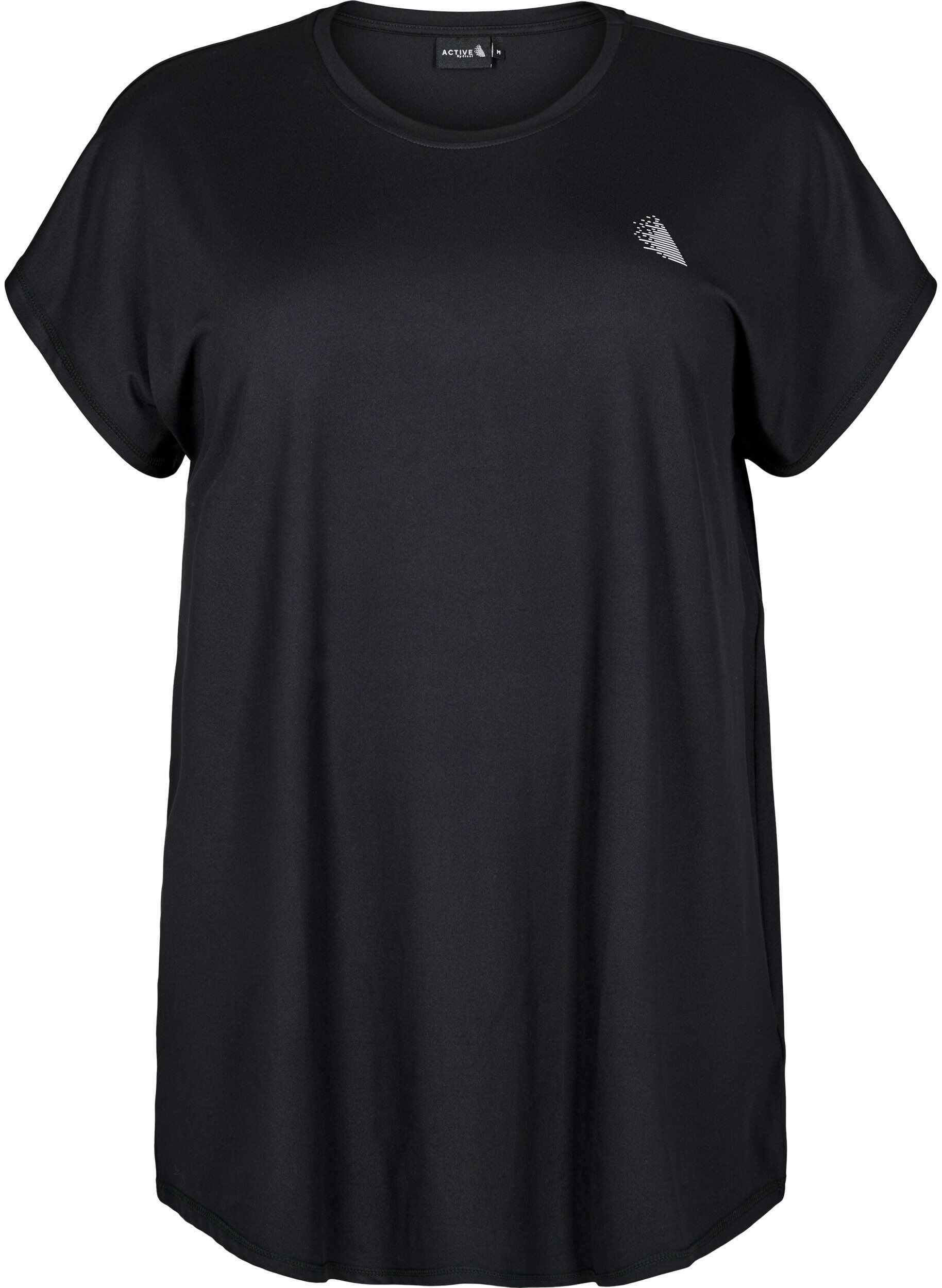 ZizziT-shirt long de sport, Noir, Packshot image number 0