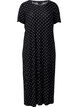 Robe midi en viscose &agrave; manches courtes, Black Dot, Packshot image number 0
