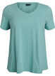 T-shirt basic uni en coton, Vert, Packshot image number 0