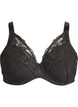 Soutien-gorge rembourré en dentelle avec armatures, Noir, Packshot image number 0