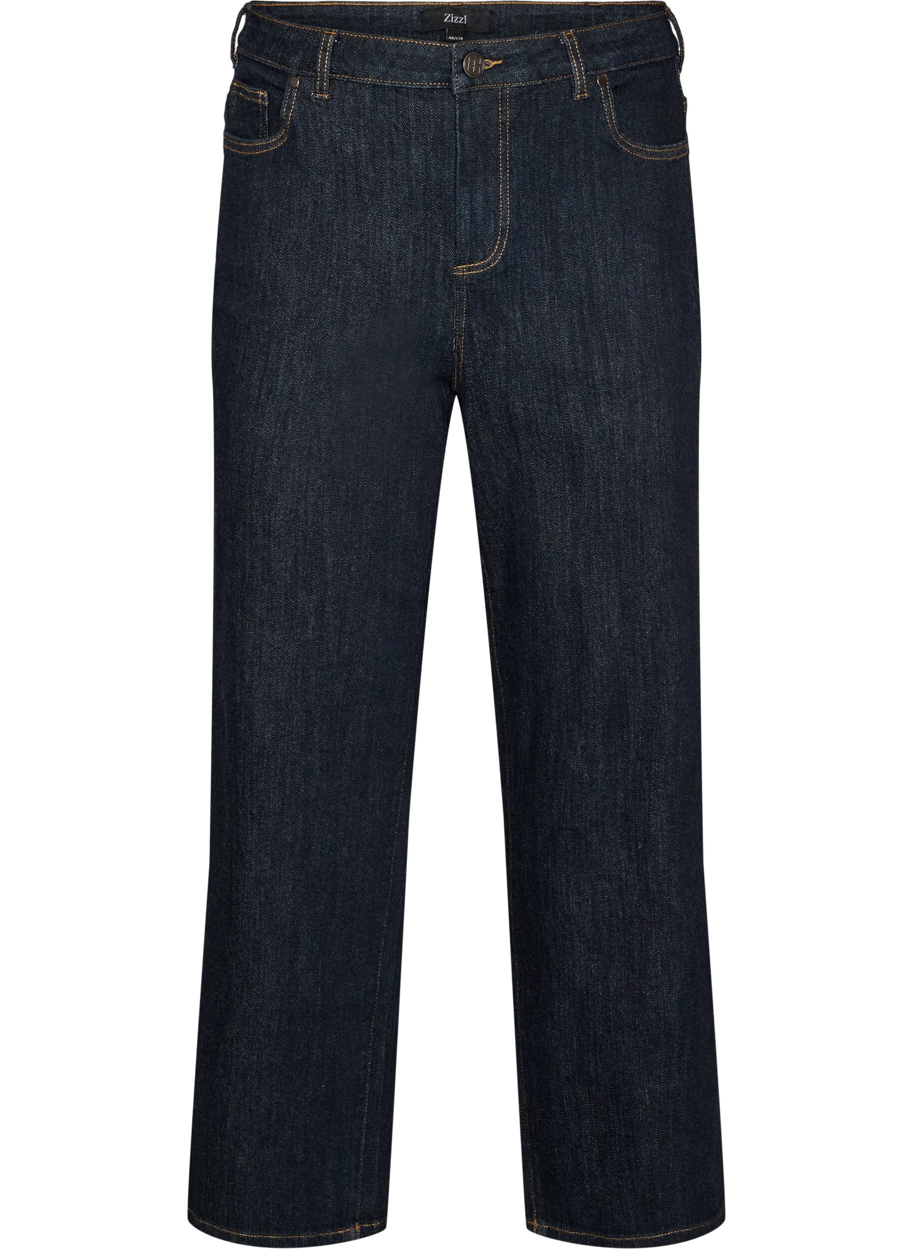 ZizziJean Kiana coupe droite taille haute, Bleu, Packshot image number 0