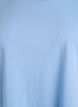 T-shirt &agrave; manches courtes en m&eacute;lange de coton, Bleu Clair, Packshot image number 2