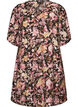 Robe courte coupe &eacute;vas&eacute;e avec col en V, Rose, Packshot image number 0