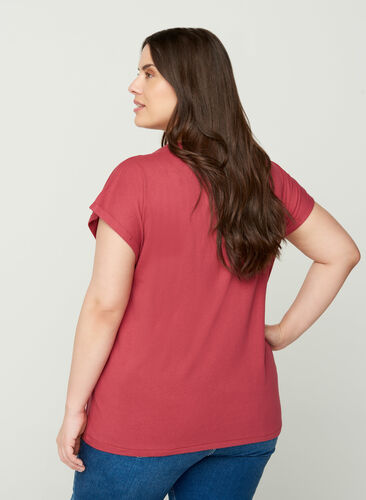 	 T-shirt basique, Earth Red, Model image number 1
