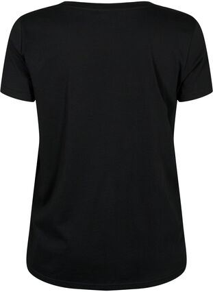 T-shirt de sport avec imprimé, Black w. Winner, Packshot image number 1