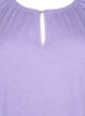 Chemisier en mélange à manches courtes, Violet Tulip Mel., Packshot image number 2