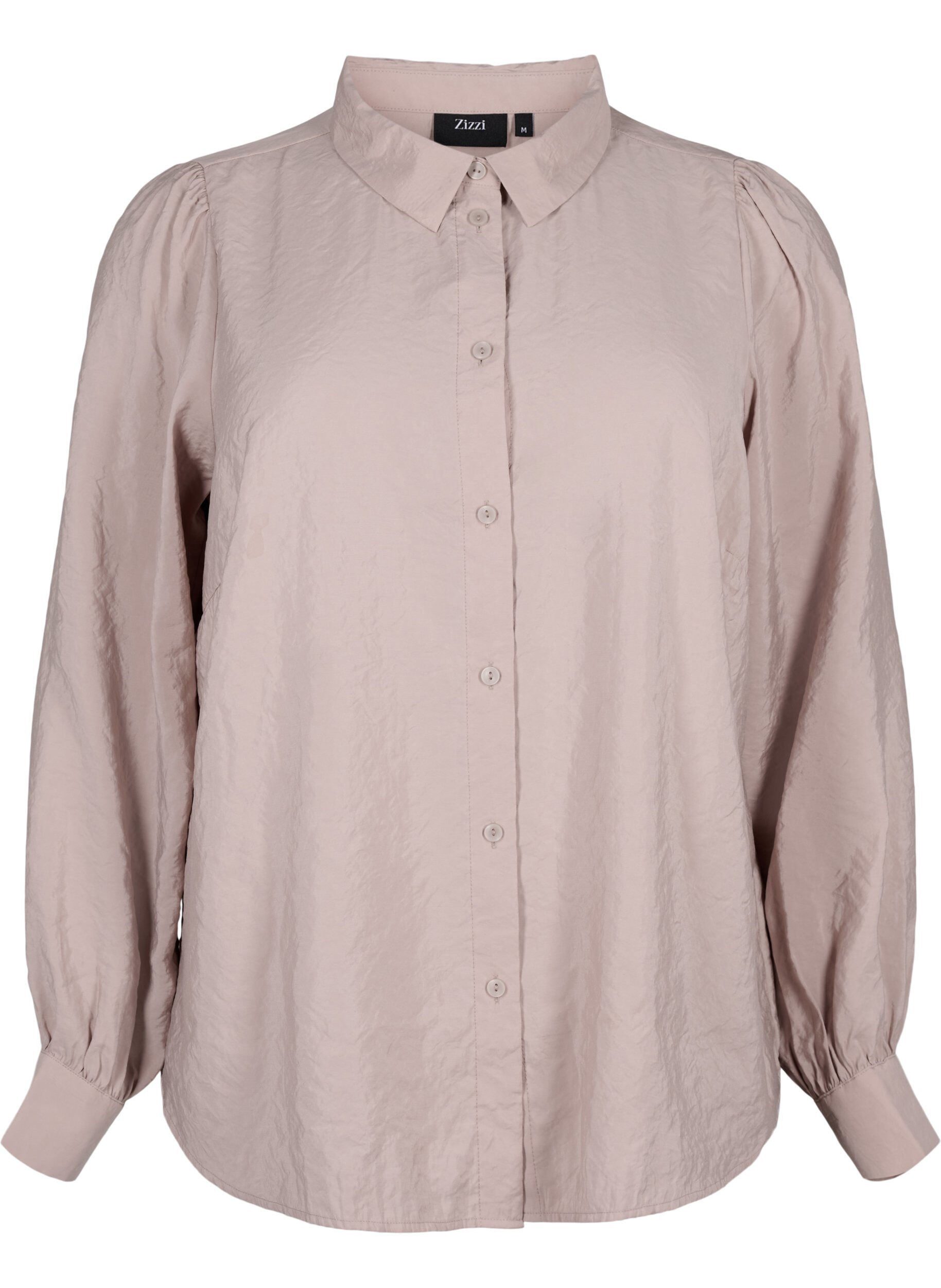 Zizzi Chemise &agrave; manches longues en Modal TENCEL&trade;, Goat, Packshot image number 0