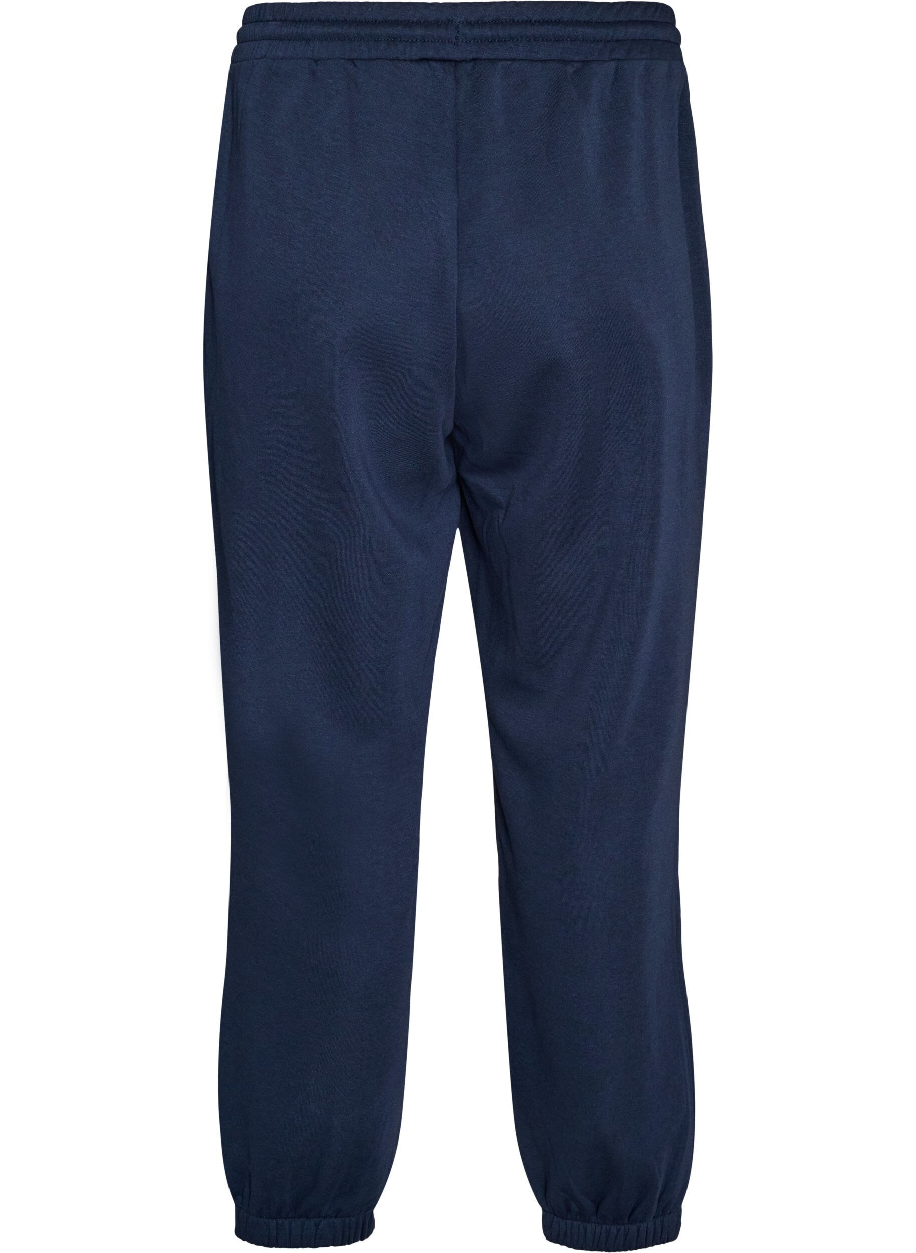 ZizziPantalon de jogging taille haute avec cordon de serrage, Bleu, Packshot image number 1