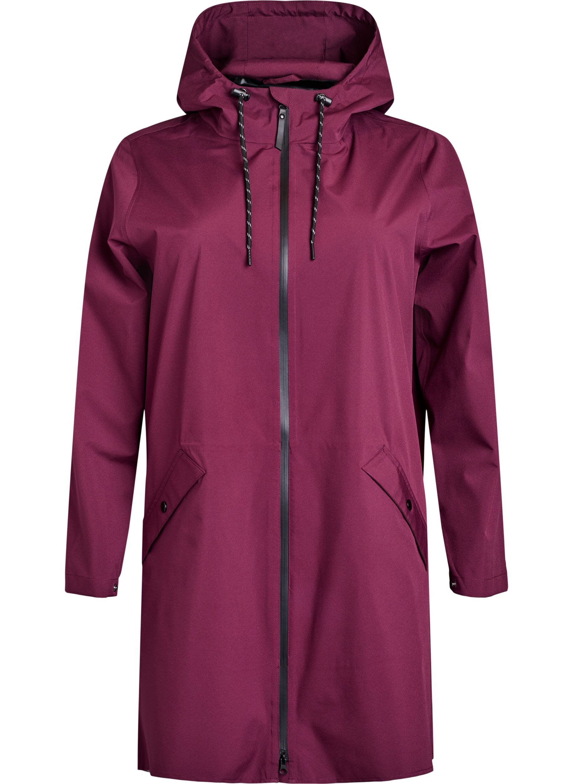 Veste de pluie avec poches et capuche
