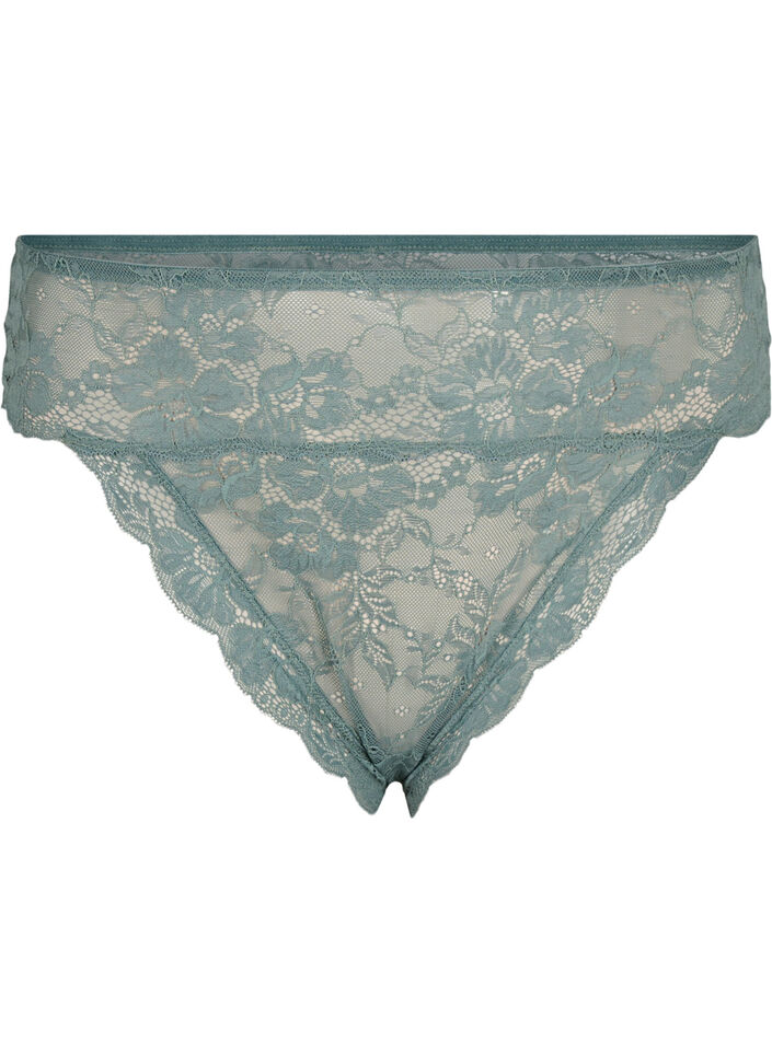 Culotte brésilienne avec taille régulière, Balsam Green, Packshot image number 0