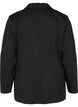 Blazer simple avec bouton et poches décoratives, Black, Packshot image number 1