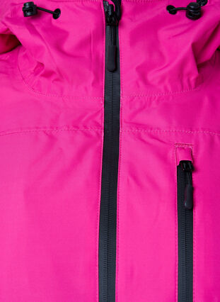 Veste de ski bicolore avec capuche, Fuchsia Purple Comb, Packshot image number 2
