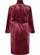 Peignoir en velours doux avec poches, Bordeaux, Packshot image number 1