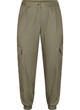 Pantalon cargo avec poches, Dusty Olive, Packshot image number 0