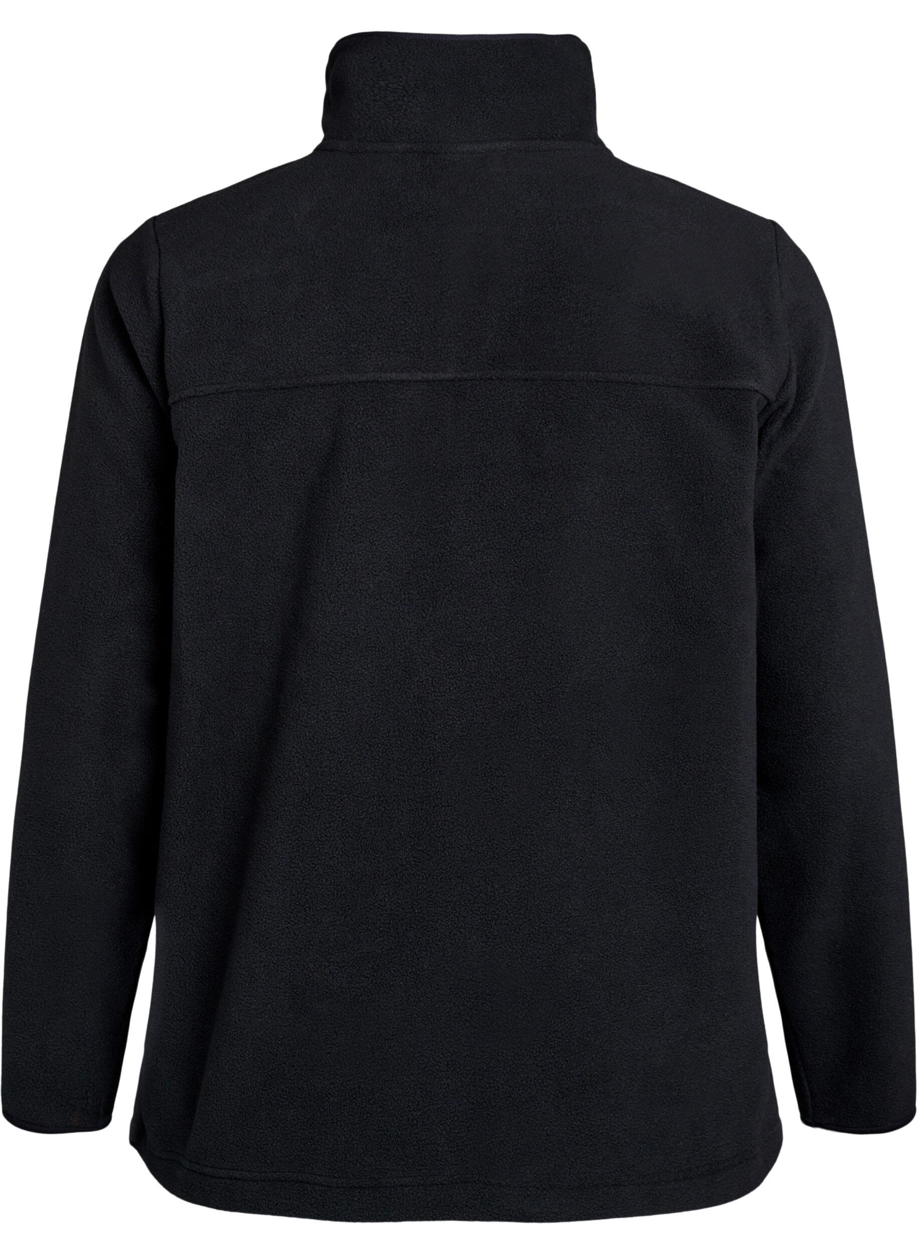 ZizziVeste en polaire avec poches, Noir, Packshot image number 1
