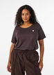 T-shirt imprim&eacute;, Marron, Model image number 0