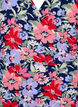 Robe portefeuille florale à manches courtes, Bleu, Packshot image number 2