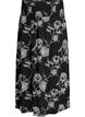 Jupe longue en viscose avec smocks, Noir, Packshot image number 0