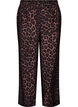 Pantalon en viscose avec taille &eacute;lastiqu&eacute;e et jambes droites, Marron, Packshot image number 0