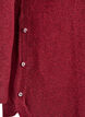 Blouse longue en maille avec boutons boule, Bordeaux fonc&eacute;, Packshot image number 3