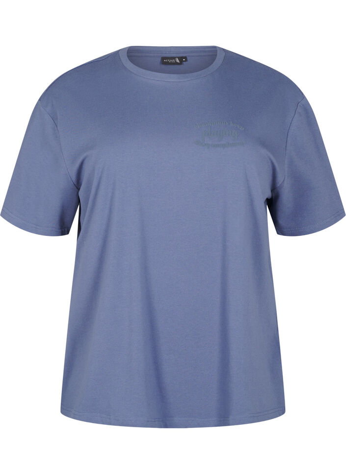 T-shirt sportif en coton biologique, , Packshot image number 0