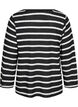 Cardigan avec liens, Black White stripe, Packshot image number 1