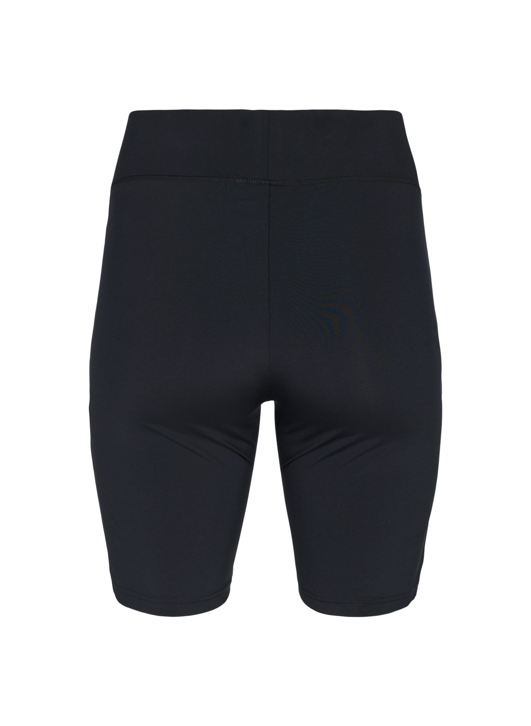 Zizzi Short d'entra&icirc;nement moulant avec logo, Black, Packshot image number 1
