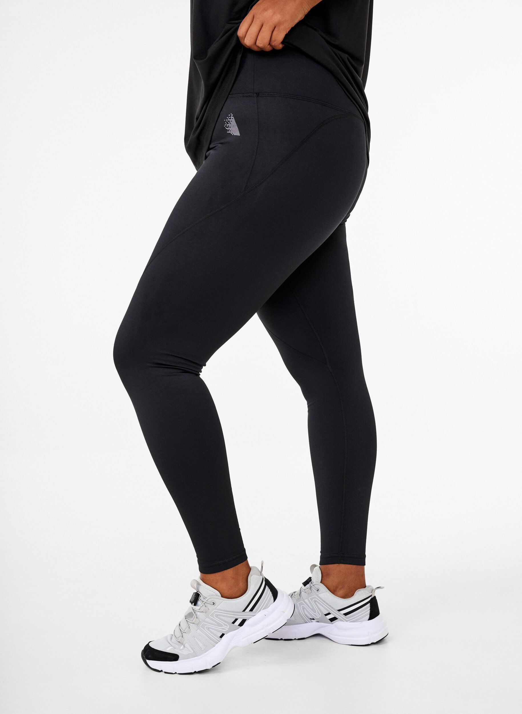 Collants d'entra&icirc;nement avec doublure polaire, Noir, Model