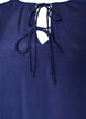 Robe en viscose avec volants et liens &agrave; nouer, Bleu, Packshot image number 2