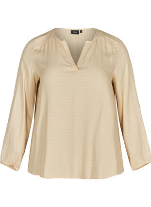 Blouse, Warm Off-white (as SS), Packshot image number 0