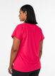 T-shirt d&rsquo;entra&icirc;nement ample avec col en V, Rose, Model image number 2