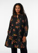 Robes &agrave; imprim&eacute; floral avec fermeture &agrave; cravate, Noir, Model image number 0