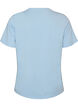 T-shirt en coton avec imprim&eacute;, Bleu, Packshot image number 1