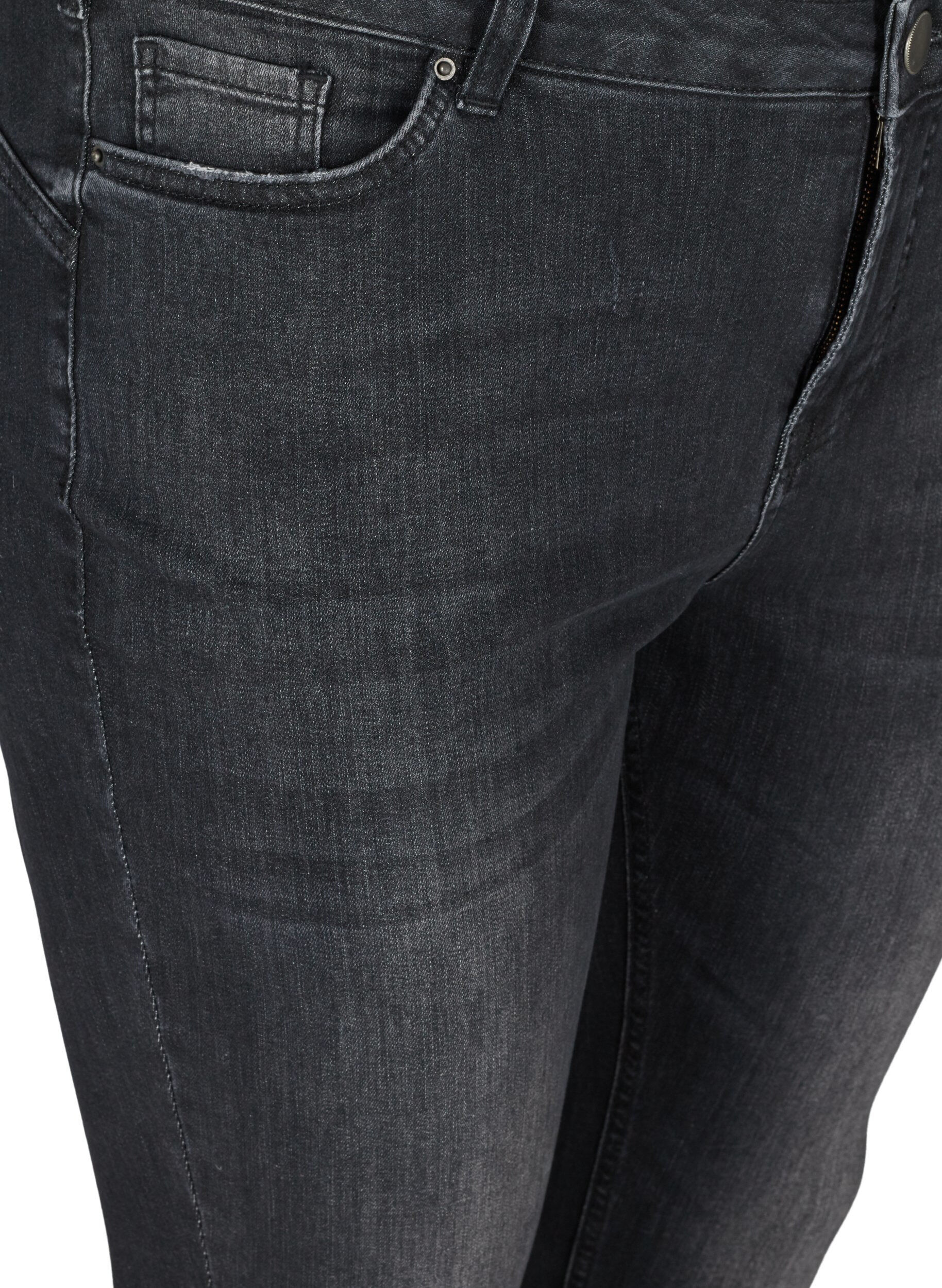 Zizzi Jean Amy, Grey Denim, Packshot image number 2