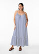 Robe d'&eacute;t&eacute; &agrave; rayures et &agrave; forme en A, Bleu, Model image number 0