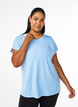 T-shirt de sport uni, Bleu, Model image number 0