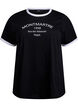 T-shirt avec texte imprimé, Black w.An. Wh.Paris, Packshot image number 0