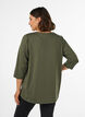 Haut de sport avec manches 3/4, Vert, Model image number 2