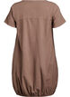 Robe en coton &agrave; manches courtes, Marron, Packshot image number 1