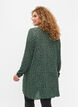 Chemise longue imprimée en viscose, Green AOP, Model image number 1