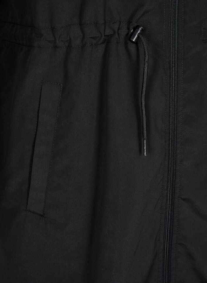 FLASH - Parka hydrofuge à capuche, Noir, Packshot image number 3